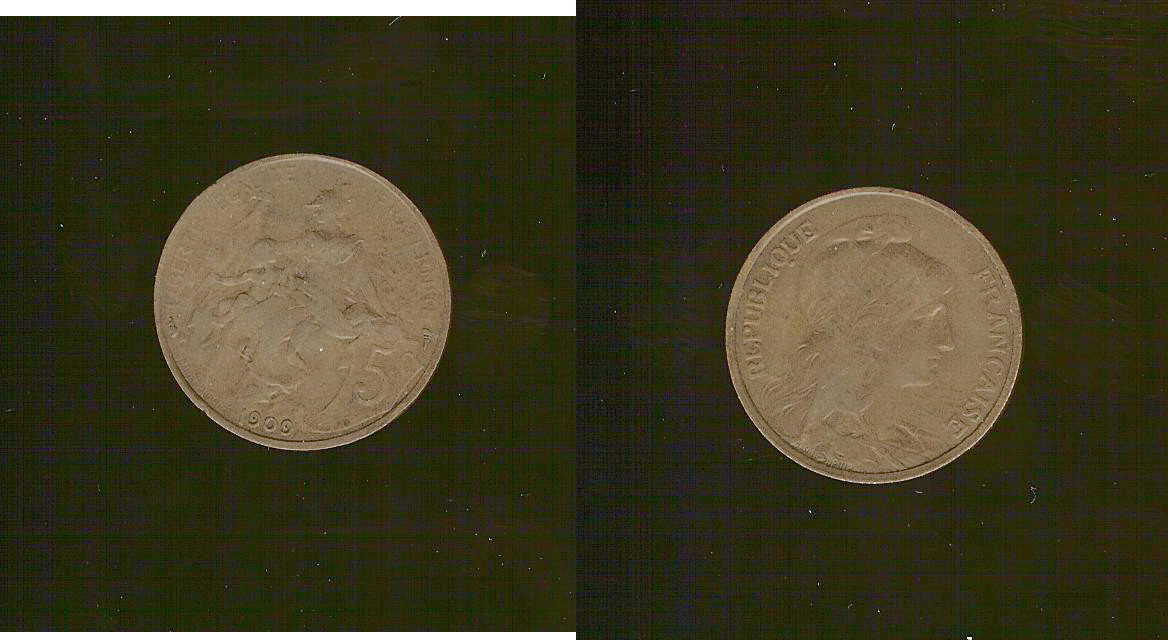 5 centimes Daniel-Dupuis 1909 TB+